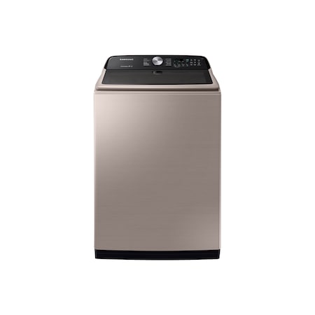 Samsung 5.0 cu. ft. Top Load Active WaterJet Washer with EZ Access and Smart Care in Champagne WA50T5300AC